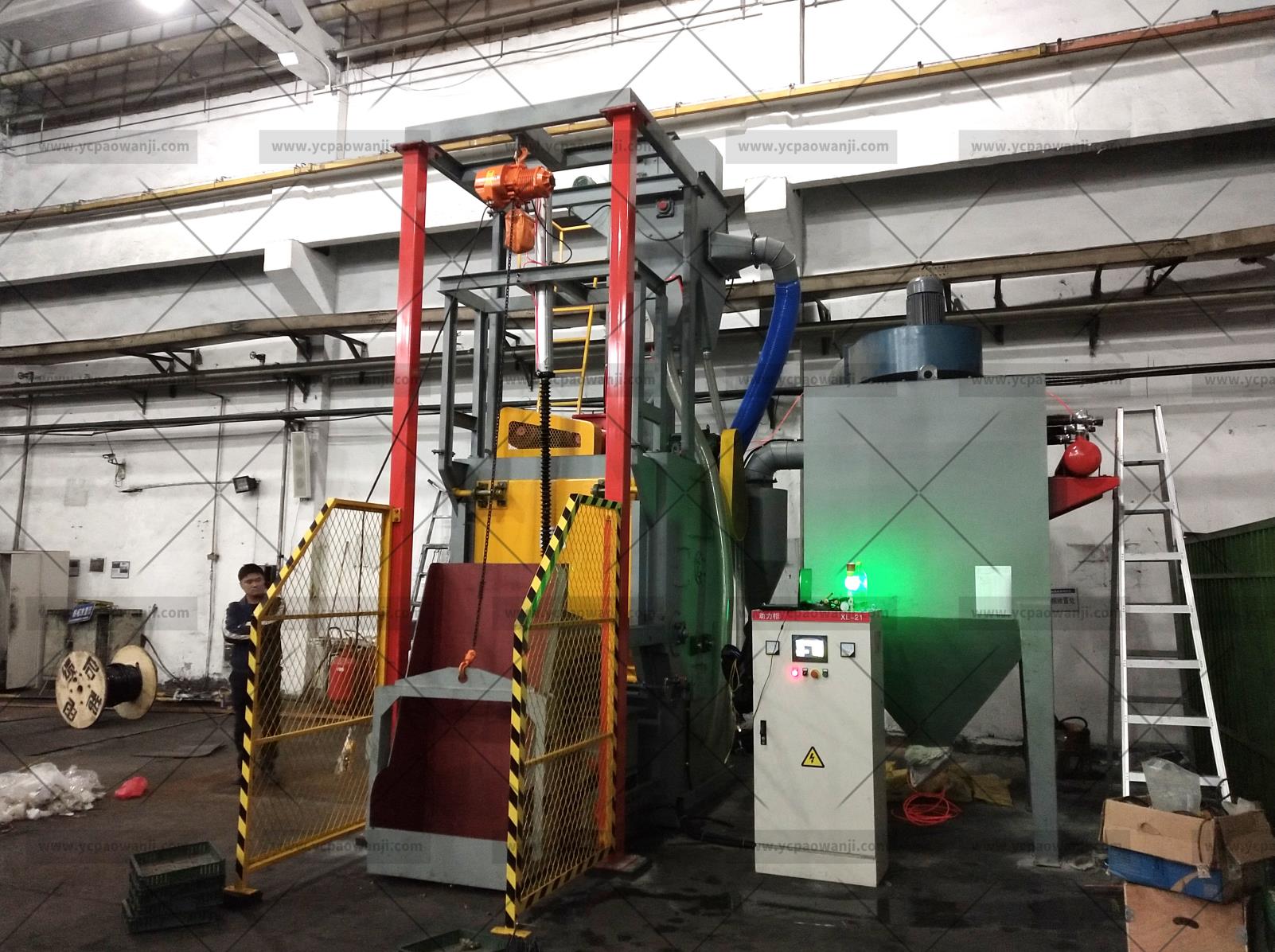 自動(dòng)上料履帶式拋丸機(jī)如實(shí)進(jìn)行上料的