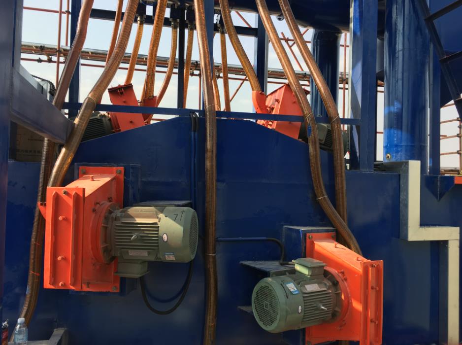 發往徐州通過式拋丸機拋丸器如何調整？